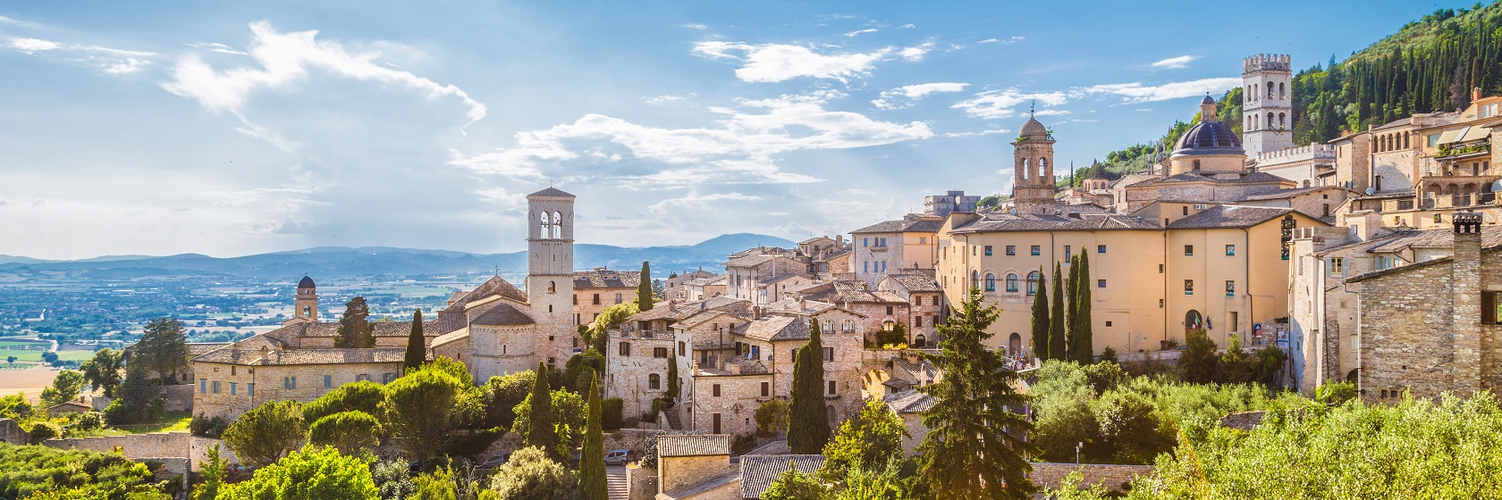 Assisi p� tidiga eftermiddagen.